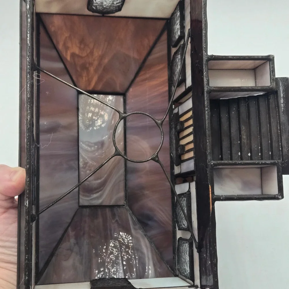 Forma Vitrum Vitreville Post‎ Office Stained Glass House Bill Job 1993 Box COA